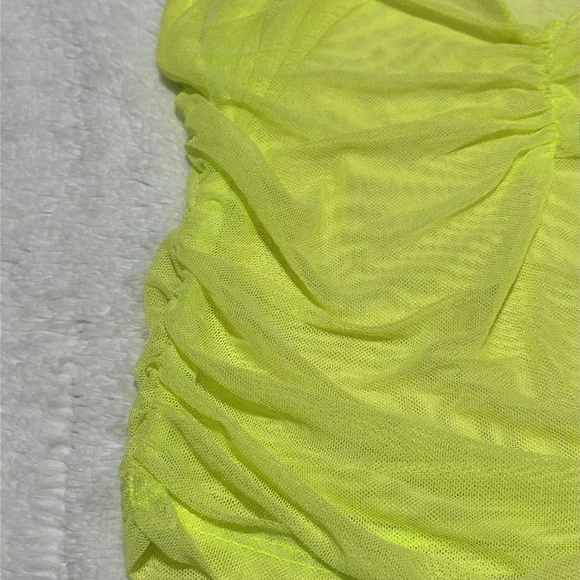 Asos | size 4 | highlighter yellow cami top - Picture 2 of 4